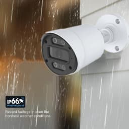 XMeye POE IP Camera HD 4MP 1080P 2.8MM Len Outdoor Security Camera with 85ft IR Night Vision Remote Viewing IP66 Waterproof 2.5K