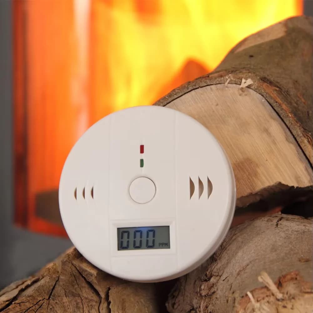 Carbon Monoxide Alarm Smoke Alarm Co Detector LCD Display Alarm Home Wireless Toxic Gas Leak Detector Fire Sound Alarm