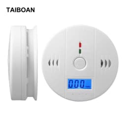 Carbon Monoxide Alarm Smoke Alarm Co Detector LCD Display Alarm Home Wireless Toxic Gas Leak Detector Fire Sound Alarm