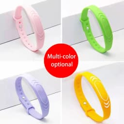 3/5PCS T5577 Rewritable Adjustable Wristband RFID Smart Chip Bracelet 125MHZ Clone ID Token Tag Waterproof Changeable Badge