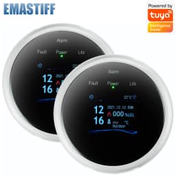 2.4G WiFi Gas Alarm Sensor Combustible Gas Detector Works With Tuya/Smart Life APP Information Push For Home Alarm System
