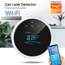 2.4G WiFi Gas Alarm Sensor Combustible Gas Detector Works With Tuya/Smart Life APP Information Push For Home Alarm System