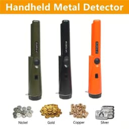 High-quality portable metal detector waterproof probe rod depth detection gold coin metal belt rope-dropping prevention