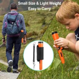 High-quality portable metal detector waterproof probe rod depth detection gold coin metal belt rope-dropping prevention