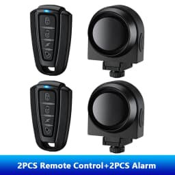 Hollarm Bicycle Vibration Alarm Wireless Motorcycle Alarm Anti-theft USB Rechargeable Remote Control Security System Waterproof
