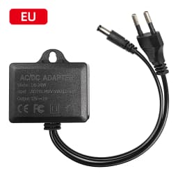 AC/DC 12V 2A CCTV Camera Power Adapter Waterproof Outdoor Power Supply EU US Plug Adapter CCTV Camera Charger
