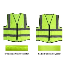 Adjustable Safety High Reflective Visibility Vest Reflective Security Vests Traffic Night Outdoor For Running Cycling Sports