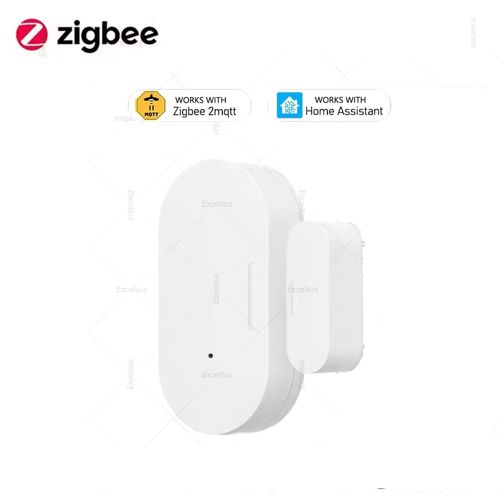 Zigbee Door Window Sensor Door Open Closed Burglar Magnetic Detector Works With Alexa Google Home Automation Z2M Home Assistant