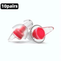 HUAK High Fidelity Concert Ear Plugs, Reusable Earplugs, 24dB Noise Reduction Music Ear Plugs for Concerts, Musicians, DJ's