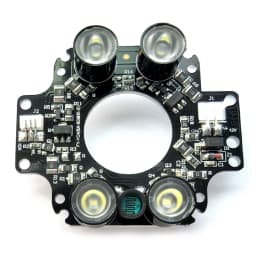 4 LEDs Array Infrared 90 Degrees Bulbs 850nm IR Board Illuminator For CCTV Camera