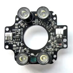 4 LEDs Array Infrared 90 Degrees Bulbs 850nm IR Board Illuminator For CCTV Camera
