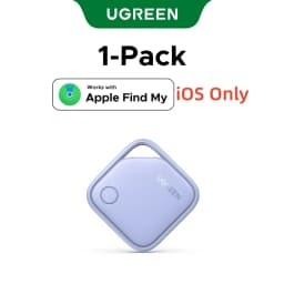 UGREEN Smart Bluetooth Tracker, Keys Finder Item Locator SmartTag Up to 2 Year Battery Phone Finder For Apple Find My (only IOS)