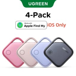 UGREEN Smart Bluetooth Tracker, Keys Finder Item Locator SmartTag Up to 2 Year Battery Phone Finder For Apple Find My (only IOS)