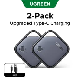UGREEN Smart Bluetooth Tracker, Keys Finder Item Locator SmartTag Up to 2 Year Battery Phone Finder For Apple Find My (only IOS)