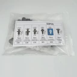 Car Retainer Clips 6 Popular Sizes Fasteners Automotive Plastic Clips Kit Auto Trim Panel Clip Mixed Car Body Bumper Rivet