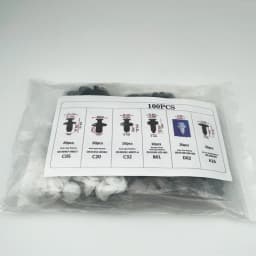 Car Retainer Clips 6 Popular Sizes Fasteners Automotive Plastic Clips Kit Auto Trim Panel Clip Mixed Car Body Bumper Rivet