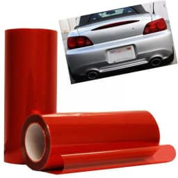 Red Car Light Headlight Taillight Tint Styling Waterproof Accessories Car Film 30X60/150CM Tintting Vinyl Sticker Protectiv I5Q2