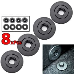 8pcs Car Floor Mat Caret Clips Universal Retention Fixing For Holders Grips Clamps Floor Holders Carpet Non-slip Fastener Clips