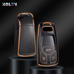Fashion TPU Car Remote Key Case Cover Shell For Audi A4 B9 A5 A6 8S 8W Q5 Q7 4M S4 S5 S7 TT TTS TFSI RS Protector Fob Keyless