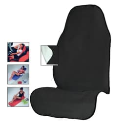 Towel Car Seat Cushion for Athletes Fitness Gym Running Beach Swimming Outdoor Water Sports Machine Washable Gray Color