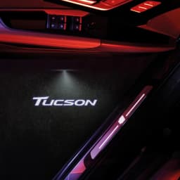 2Pcs LED Car Door Emblem Light Welcome Lamp Wireless Projector For Tucson 2016 2017 2018 2019 2020 2021 2022 2023