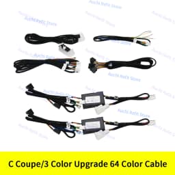 Ambient Light 3/12/64 Colours For Mercedes-Benz C/GLC Class Coupe W205 C43 C63 X253 LED Vents Speaker Decorative Light Retrofit