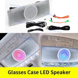 Ambient Light 3/12/64 Colours For Mercedes-Benz C/GLC Class Coupe W205 C43 C63 X253 LED Vents Speaker Decorative Light Retrofit