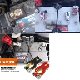 1 Pair 12V 24V Automotive Car Top Post Battery Terminals Wire Cable Clamp Terminal Connectors Car Accessories