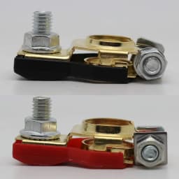 1 Pair 12V 24V Automotive Car Top Post Battery Terminals Wire Cable Clamp Terminal Connectors Car Accessories