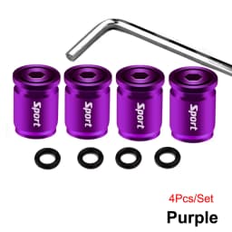 1Set Sport Tire Valve Stem Cap Zinc Alloy Anti-theft Tire Wheel Stem Air Valve Caps for Cars, SUVs, Bicycle, Trucks, Motorcycles