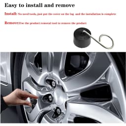 Car Wheel Hub Nut Bolt Cover for VW Polo Tiguan Golf MK4 Passat B6 CC Seat Leon Ibiza Tyre Screws Cap Auto Exterior Accessories