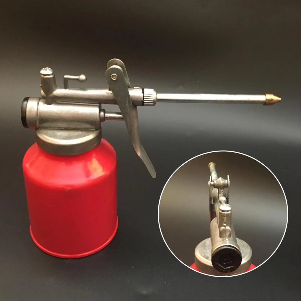 High Pressure Pump Oiler Can Pot Lubrication Oil Can Bottle for Applications Home Auto
