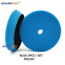 Sharkfox 3/5/6 inch (80mm/125mm/150mm) Car Sponge Polishing Discs Buffing Pads Kit For Car Polisher Buffer