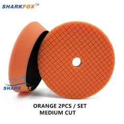 Sharkfox 3/5/6 inch (80mm/125mm/150mm) Car Sponge Polishing Discs Buffing Pads Kit For Car Polisher Buffer