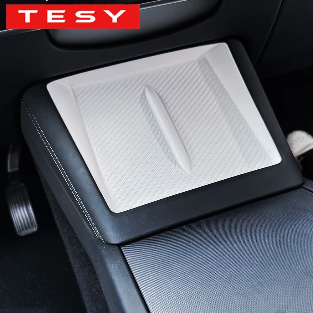 TESY For Tesla Model Y Juniper Launch Model 3 Highland Console Wireless Charging Silicone Pad Cover Protector