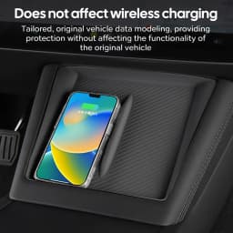 TESY For Tesla Model Y Juniper Launch Model 3 Highland Console Wireless Charging Silicone Pad Cover Protector