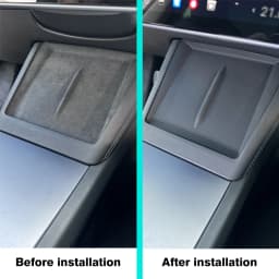 TESY For Tesla Model Y Juniper Launch Model 3 Highland Console Wireless Charging Silicone Pad Cover Protector