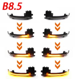 Dynamic Blinker Mirror Light for Audi A3 8P Q3 A6 C6 4F S6 A4 A5 B8 LED Turn Signal Side Indicator S4 S5 S6 A8 D3 8K S8