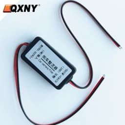 Car Rear View Rectifier, 12V DC Power Relay Capacitor Filter Connector for Backup Auto Car Camera Filter Solve Ripple Splash