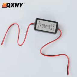 Car Rear View Rectifier, 12V DC Power Relay Capacitor Filter Connector for Backup Auto Car Camera Filter Solve Ripple Splash