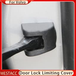 4Pcs Car Door Stopper Protection Cover Case for Volvo XC60 XC90 S90 Anti-Rust Door Lock Limiting Cover Cap Accessories