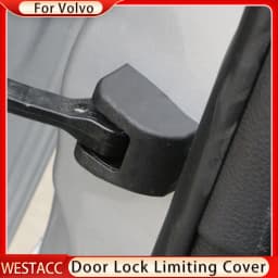 4Pcs Car Door Stopper Protection Cover Case for Volvo XC60 XC90 S90 Anti-Rust Door Lock Limiting Cover Cap Accessories