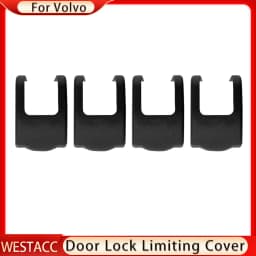 4Pcs Car Door Stopper Protection Cover Case for Volvo XC60 XC90 S90 Anti-Rust Door Lock Limiting Cover Cap Accessories