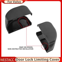 4Pcs Car Door Stopper Protection Cover Case for Volvo XC60 XC90 S90 Anti-Rust Door Lock Limiting Cover Cap Accessories