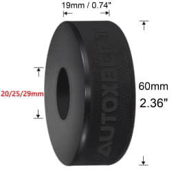 Car Rubber Bottle Jack Pad Support Point Adapter Jacking Removal Repair Tool 20mm 29mm Hole Bottle Jacks Auto Lift Cushion New