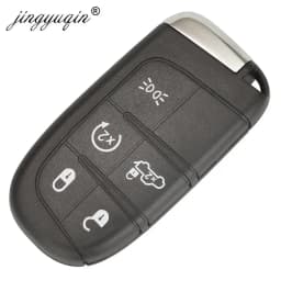 jingyuqin SIP22 Blade Remote Smart Key Shell Replacement for Fiat 500 500L 500X Toro 2016 2017 2018 2019 Car Key Case 3/4/5 BTN