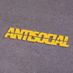 32X5.08cm Letter Sticker Vinyl Waterproof Antsocial Decal Non Fade Reflective Cool Car Decoration Sticker Unique Gift