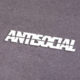 32X5.08cm Letter Sticker Vinyl Waterproof Antsocial Decal Non Fade Reflective Cool Car Decoration Sticker Unique Gift