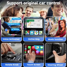 2026 CarlinKit HDMI Android Ai Box Wireless Carplay Android Auto For Youtube Netflix IPTV 5 IN 1 WIFI 5GHZ USB A Plug And Play