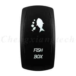 Marine 12V 24V White Led On Off Rocker Switch 5Pin SPST Momentary Switch DPDT ON OFF ON 3-Way for Car Boat Carling 4X4 Narva